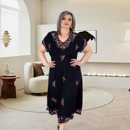 🌺Sukienka z dekoltem w serek dla kobiet
