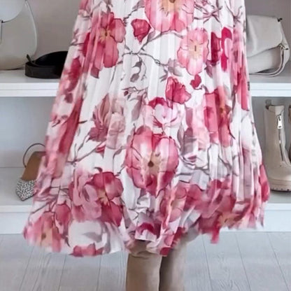 🌸Kwiatowy top z odkrytymi ramionami i dwuczęściowy komplet z długą spódnicą