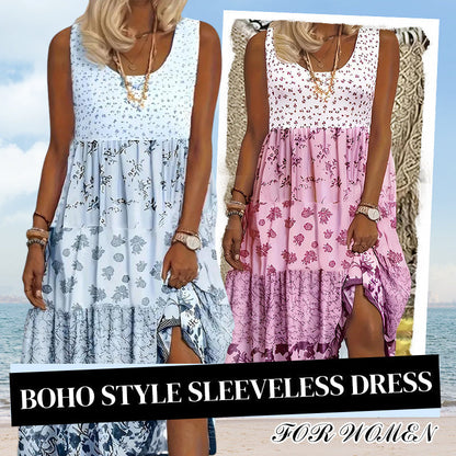 ✨👗 Sukienka bez rękawów w stylu boho dla kobiet