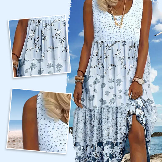 ✨👗 Sukienka bez rękawów w stylu boho dla kobiet