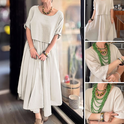 【S-5XL】👗Komplet spódnicy w jednolitym kolorze