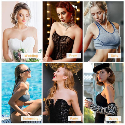 👙 Niewidoczny biustonosz samoprzylepny typu push-up