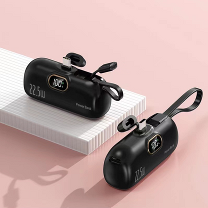 ⏳Wyprzedaż letnia: 40% zniżki🎉Mini przenośny powerbank z ładowarką o pojemności 5000 mAh do telefonu🔋