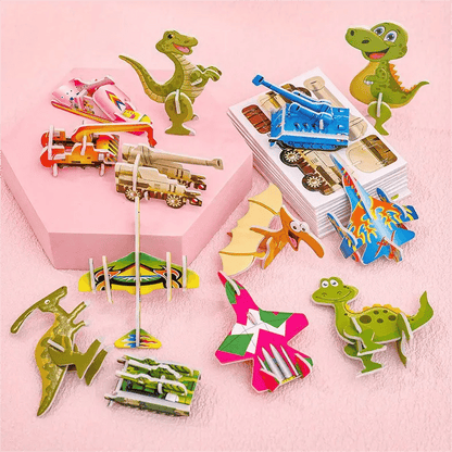 🎁Ostatni dzień promocji - 50% zniżki🔥Edukacyjne puzzle 3D z kreskówek z 2025 roku