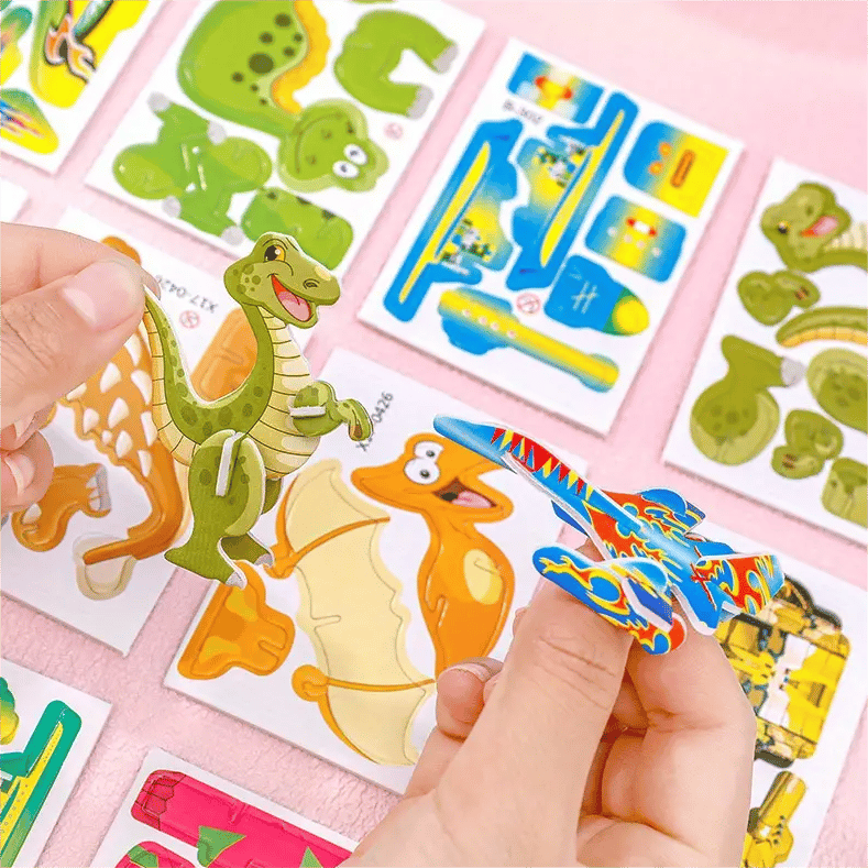 🎁Ostatni dzień promocji - 50% zniżki🔥Edukacyjne puzzle 3D z kreskówek z 2025 roku