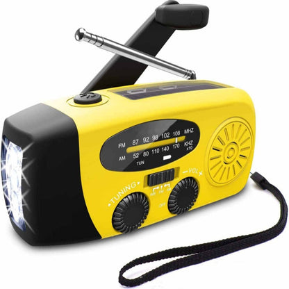 Wielofunkcyjne Przenośne Radio Awaryjne Zasilane Energią Słoneczną