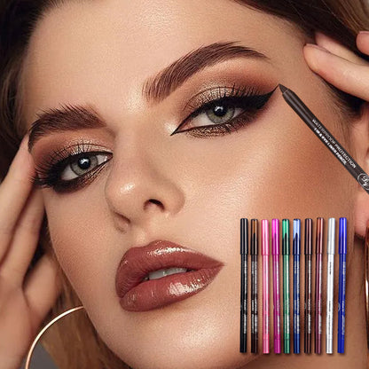💕10 kolorowych eyelinerów żelowych