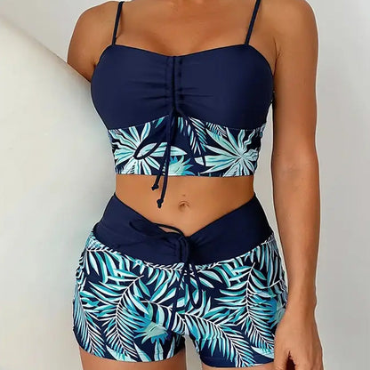 👙 Dwuczęściowy kostium kąpielowy z nadrukiem dla kobiet