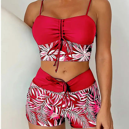 👙 Dwuczęściowy kostium kąpielowy z nadrukiem dla kobiet