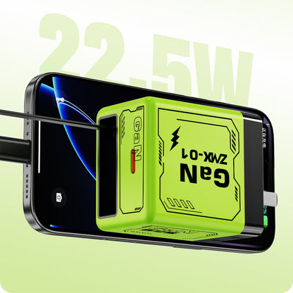 USB+TYPE C Szybka stacja ładująca z wysuwanym kablem – uniwersalne zastosowanie
