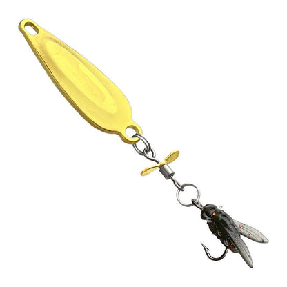 🎣🐟 Metalowa przynęta wędkarska z śmigłem do połowu ryb