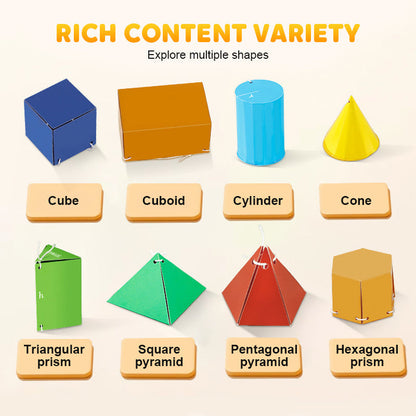 👶✨Książka do nauki geometrii 3D