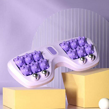 💜🦶 Przenośny, podwójny masażer do stóp – relaks w każdym miejscu i o każdej porze