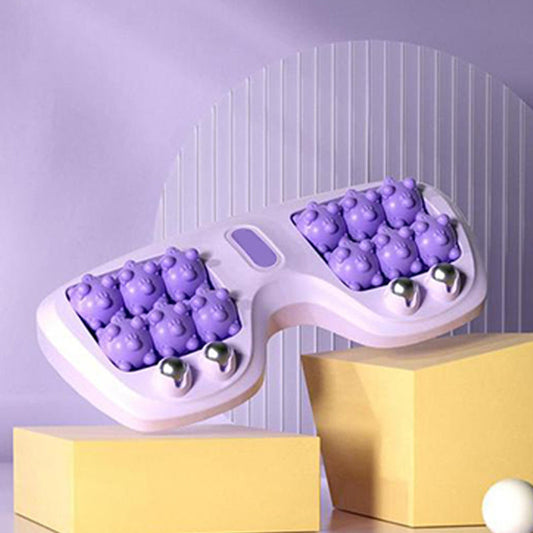💜🦶 Przenośny, podwójny masażer do stóp – relaks w każdym miejscu i o każdej porze