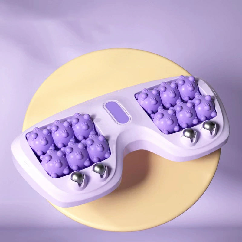 💜🦶 Przenośny, podwójny masażer do stóp – relaks w każdym miejscu i o każdej porze