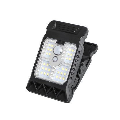 💡 Zewnętrzna lampa solarna z klipsem i czujnikiem ruchu 🔥Kup 2 sztuki, a 1 dostaniesz gratis