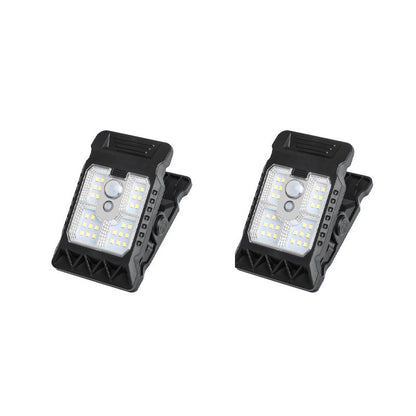 💡 Zewnętrzna lampa solarna z klipsem i czujnikiem ruchu 🔥Kup 2 sztuki, a 1 dostaniesz gratis