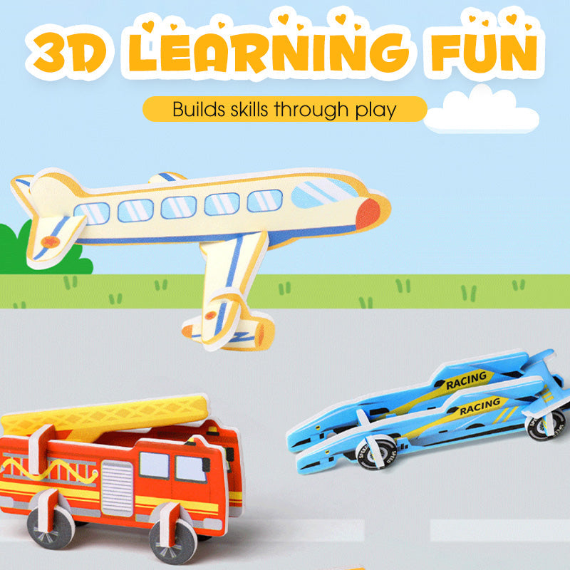 🎨Edukacyjne puzzle 3D dla dzieci