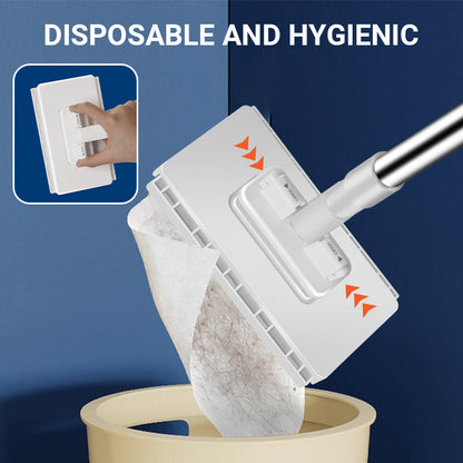 💥Oferta specjalna ograniczona czasowo🏠Mop z czterema ściereżkami wielokrotnego użytku