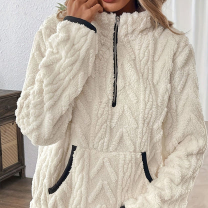 🍂Bluza z kapturem zapinana na suwak