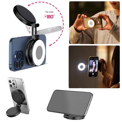 Regulowany Ring Light Magnetyczny – Idealne Doświetlenie do Selfie i Zdjęć! 📸✨