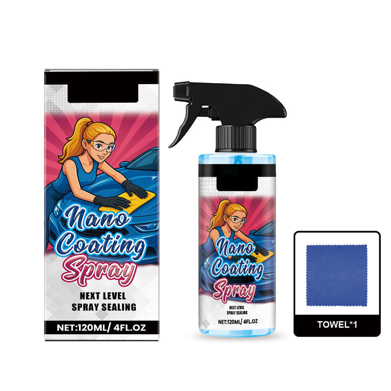 🚗 KUP 2, OTRZYMAJ 1 GRATIS! ✨Spray do polerowania samochodu + ściereczka z mikrofibry – przywraca połysk i chroni lakier w kilka minut, formuła odporna na zarysowania ☀️