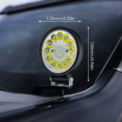 ⚡️4-calowa lampa LED o mocy 99 W do użytku w terenie🏍️