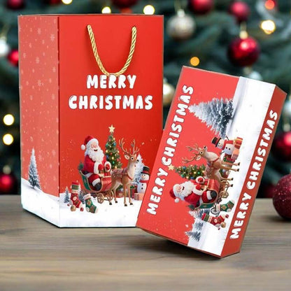 🎅 Unikalne składane pudełko na prezent świąteczny🎄✨