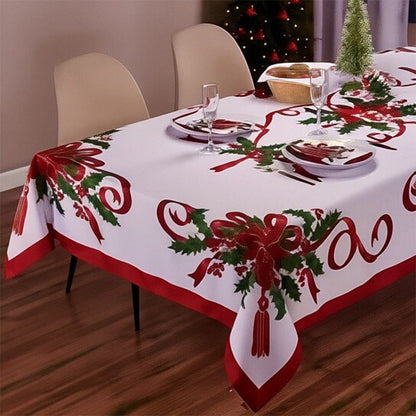 🦌Wesoły, klasyczny świąteczny obrus🎄🎁