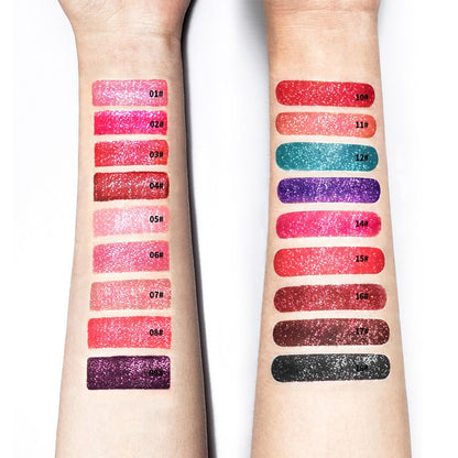 💥 Kup 1, a drugi dostaniesz gratis 💋 Błyszczyk do ust Diamond Lip Gloss Glitter Lipstick Waterproof 🥰🎁