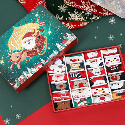 🎄🎁Adwentowy kalendarz ze skarpetek świątecznych🧦