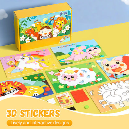 🧩🎨 Zrób to sam: Naklejki 3D EVA dla dzieci🎁