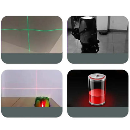 Poziomica laserowa 90° z wiązką podczerwieni