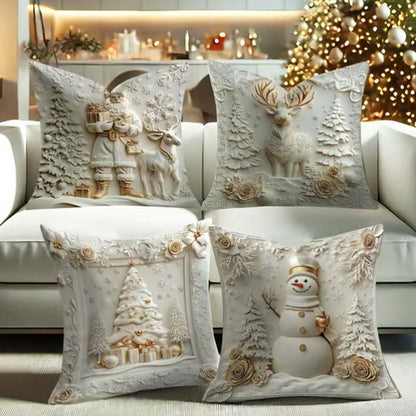 🎄Eleganckie świąteczne poszewki na poduszki