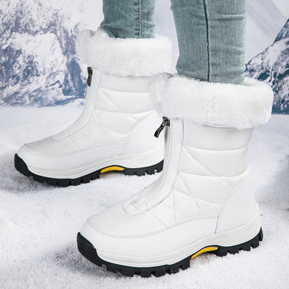 【EU36-42】❄️Zimowe damskie buty z PU z bawełnianą wyściółką i polarową podszewką
