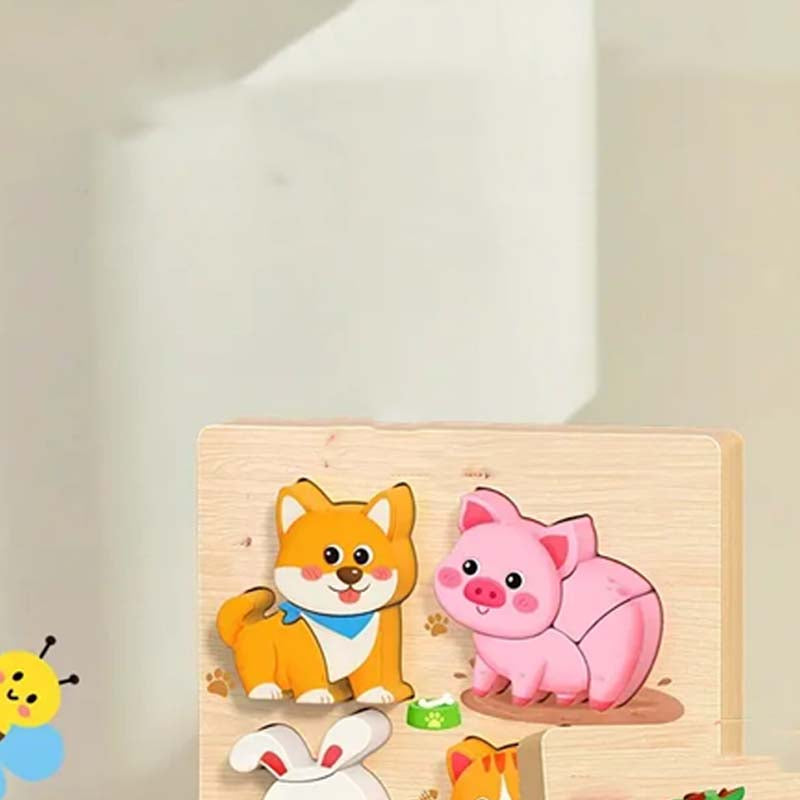 🔥Kup 2 i otrzymaj 2 gratis🦖Edukacyjne puzzle 3D z drewna