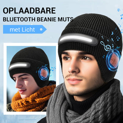 Ładowana Czapka z Diodami LED i Bluetooth