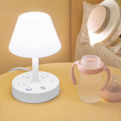 ✨✨Lampka biurkowa z portem USB i wtyczką sieciową