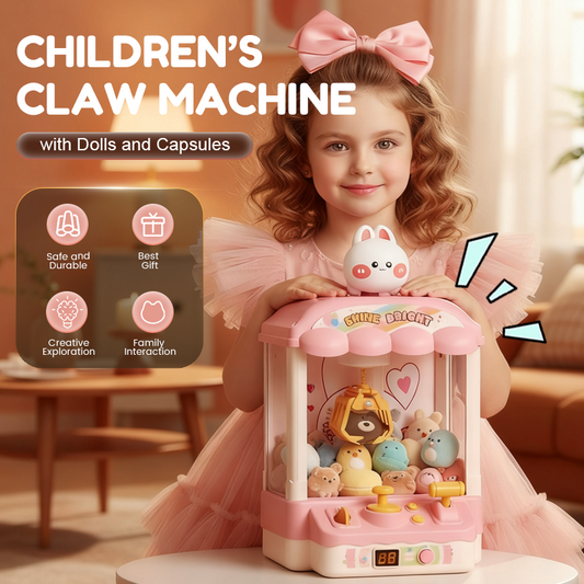 🎮 Urocza maszyna dla dzieci w kształcie zwierzątek z lalkami i kapsułkami | Zabawa dla całej rodziny! 🐻✨