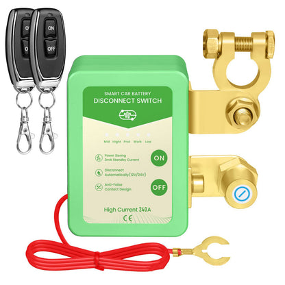 🚗⚡Zdalnie sterowany wyłącznik odłączający akumulator samochodowy 12V/24V🔋