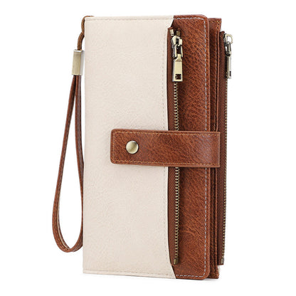 👛 Portmonetka damska w stylu retro - antykradzieżowy design