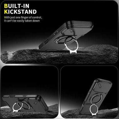 🔥Magnetyczne etui na telefon z podstawką w kształcie pierścienia do iPhone'a✨
