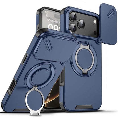 🔥Magnetyczne etui na telefon z podstawką w kształcie pierścienia do iPhone'a✨
