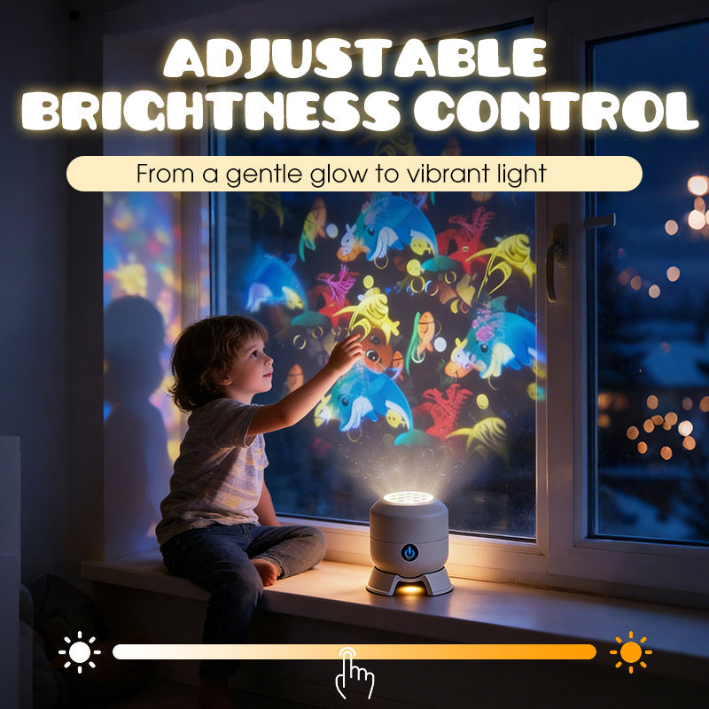 ✨Dynamicznie obracająca się lampa projekcyjna LED