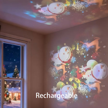 ✨Dynamicznie obracająca się lampa projekcyjna LED