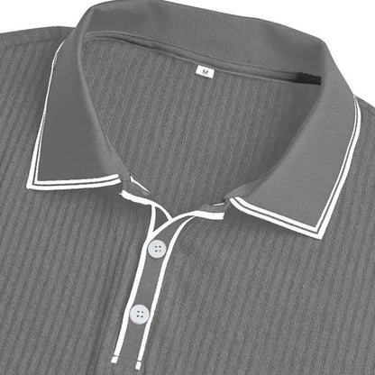 👕 Somrig Luźna koszula z krótkim rękawem i pikowaną podszewką – przewiewna bawełna, nowoczesna linia, idealna na relaksujące dni 🏖️