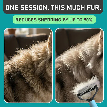 😺🐶1+1 gratis🧹 Dwustronny grzebień dla kotów i psów🐾