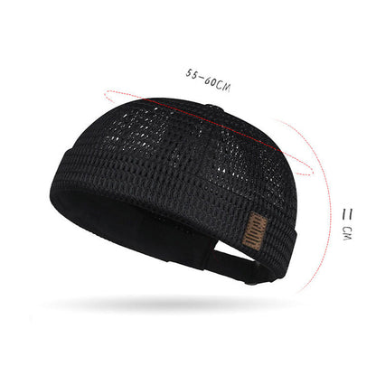 🧢🢊Lekka czapka z oddychającej siateczki bez daszka