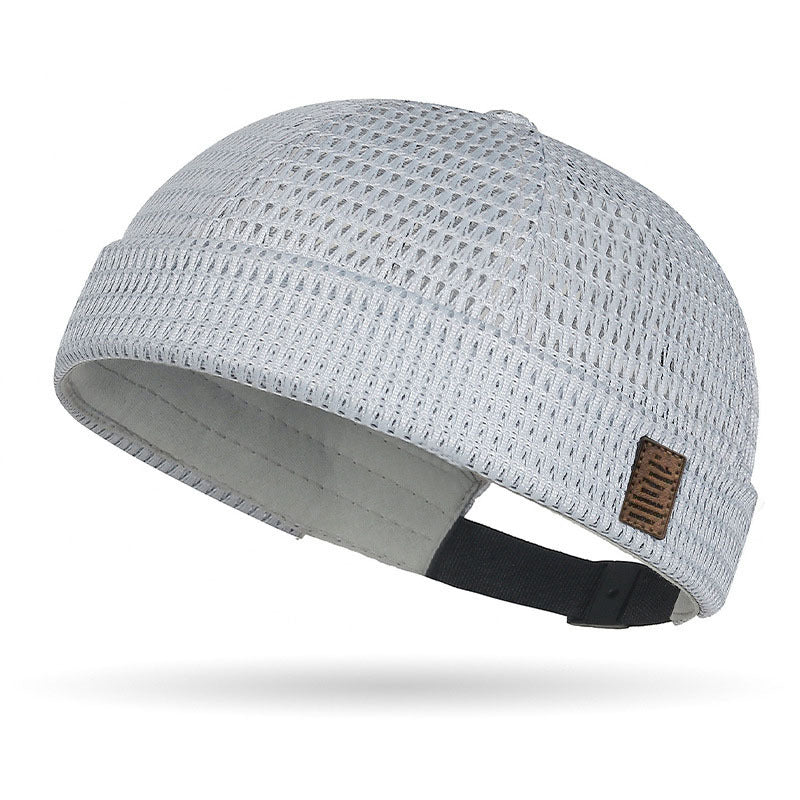🧢🢊Lekka czapka z oddychającej siateczki bez daszka