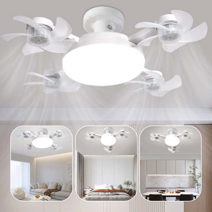💡 Ciesz się chłodnym komfortem i delikatnym światłem – Nowoczesny wentylator sufitowy LED z pilotem – Za pobraniem 🌀